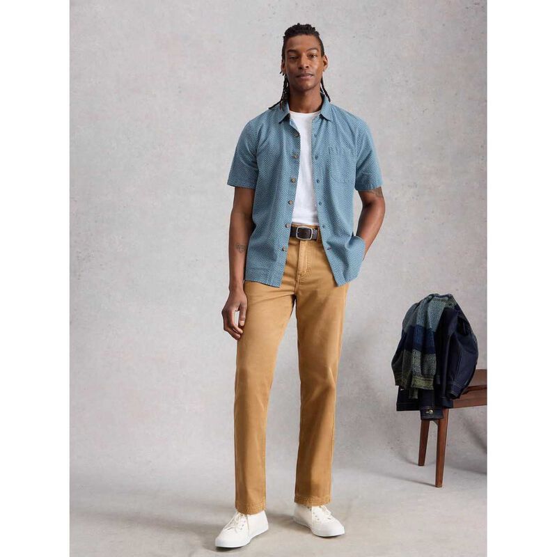 White Stuff Tile Stitch S/S Shirt image number 3